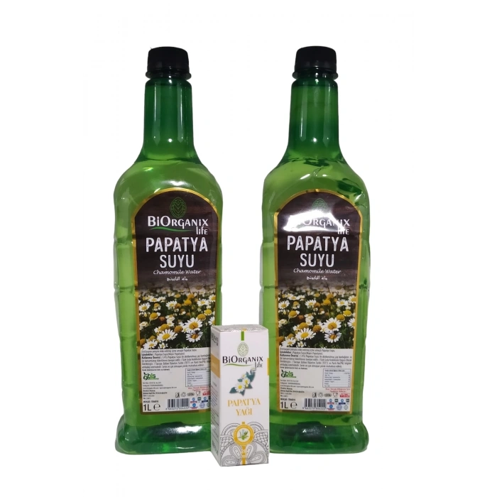Papatya Suyu 2 Adet 1 Litre Ve Papatya Yağı 20 Mm