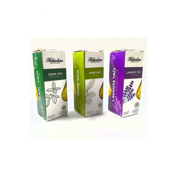 Kekik Ağı 20 ml - Nane Yağı 20 ml - Lavanta Yağı 20 ml