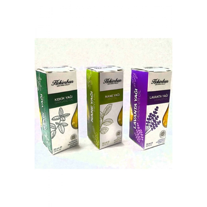 Kekik Ağı 20 ml - Nane Yağı 20 ml - Lavanta Yağı 20 ml