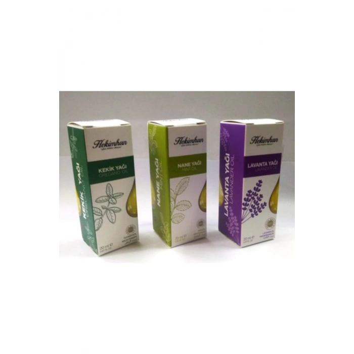 Kekik Ağı 20 ml - Nane Yağı 20 ml - Lavanta Yağı 20 ml