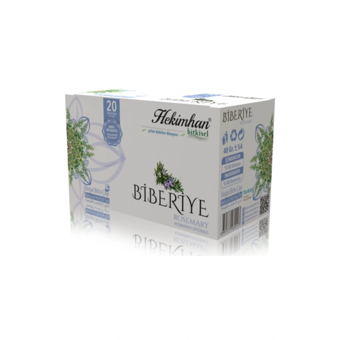 Biberiye 20li Süzen Poşet Çay Sallama Bitki Çay, Demleme Bitki Çayı