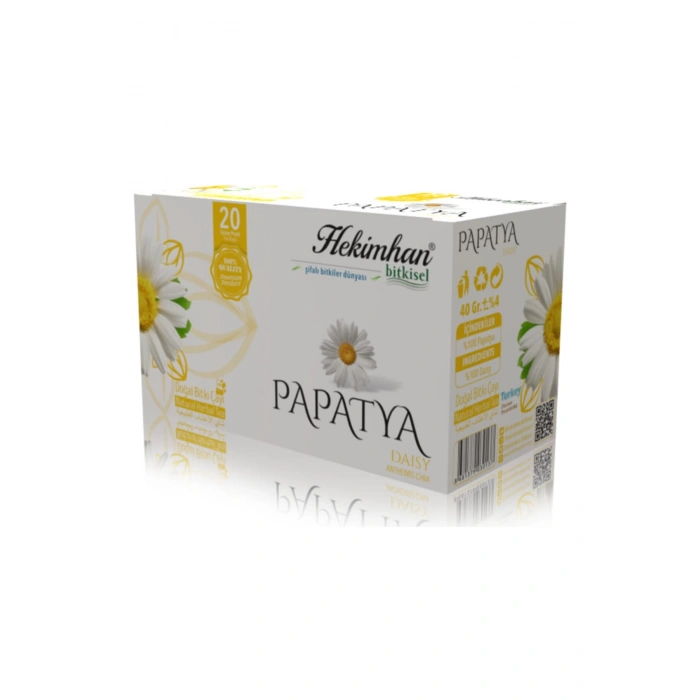 Papatya 20li Süzen Poşet Çay Sallama Bitki Çay, Demleme Bitki Çayı