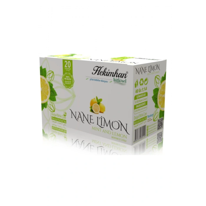Nane Limon 20li Süzen Poşet Çay Sallama Bitki Çay, Demleme Bitki Çayı