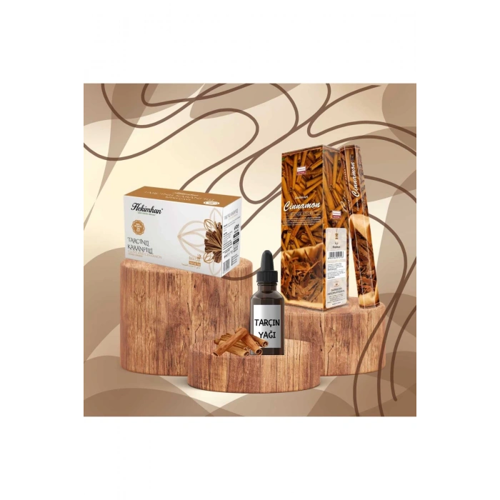 Tarçın karanfil Çayı + Tarçın Yağı + Tarçın Tütsüsü