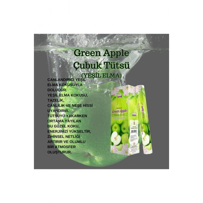 Green Apple  ( Yeşil Elma ) Tütsü 120 Çubuk