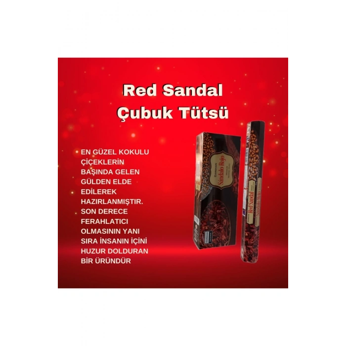 Red Sandal   ( Kırmızı Sandal ) Tütsü 120 Çubuk