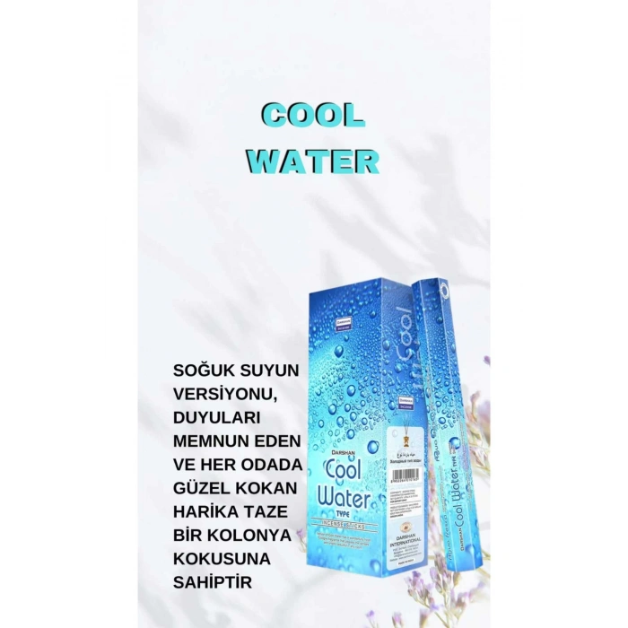 Cool Water Rahat Ortam Tütsü 20 Çubuk