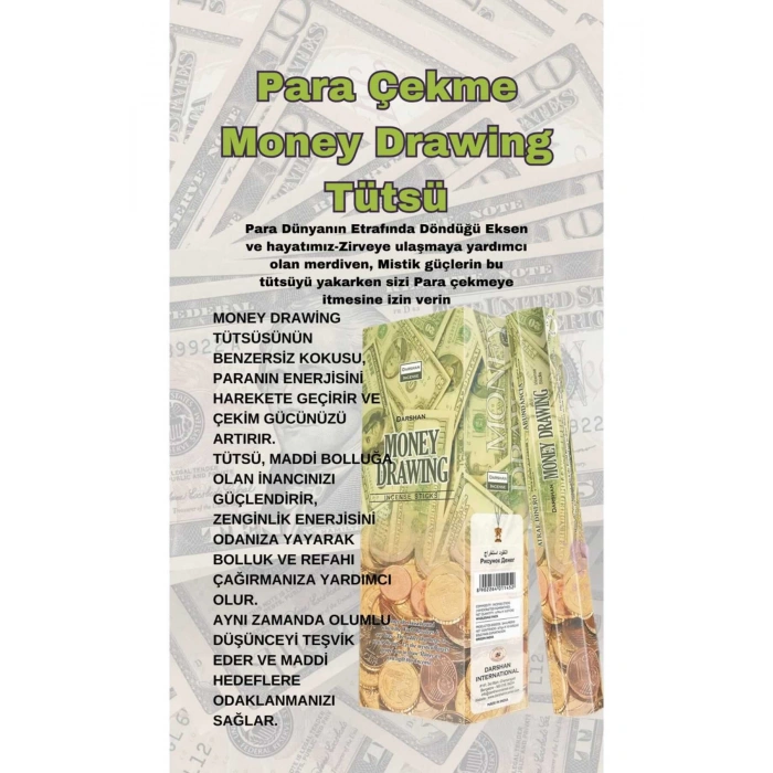 Para Çekme Money Drawing Tütsü 20 çubuk