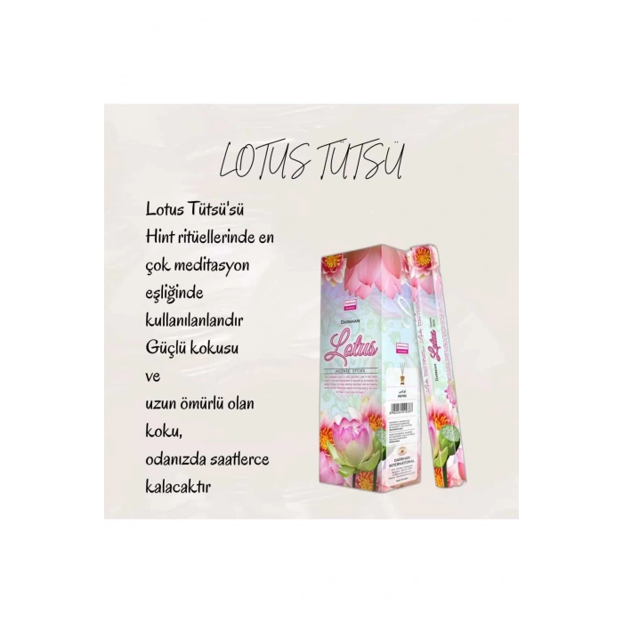 Lotus Tütsü İçsel Yolculuk Tütsüsü 20 çubuk