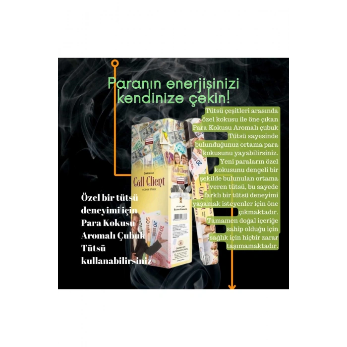 Call Client Müsteri Çekme Tütsü 20 Çubuk