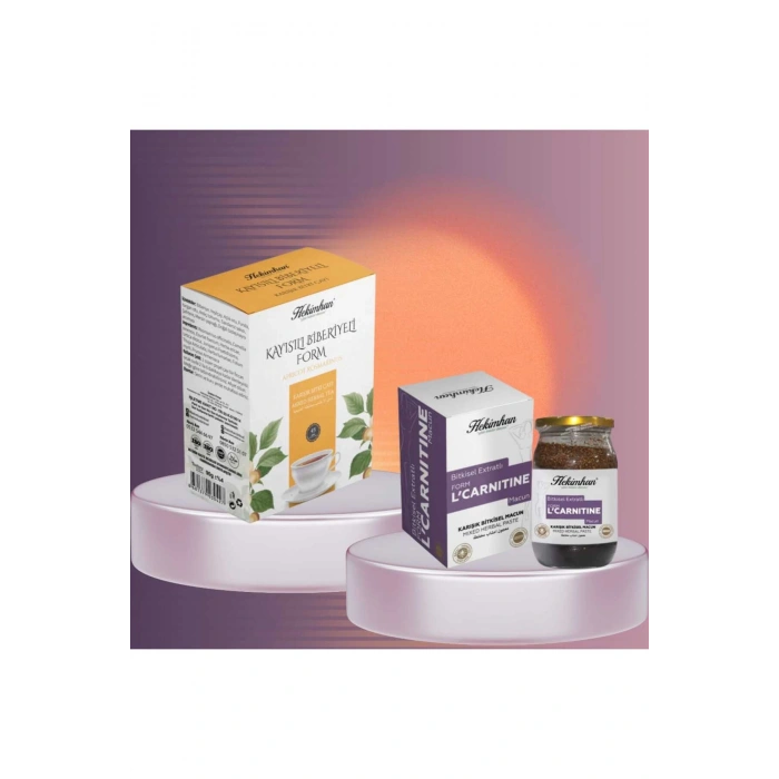 Kayısılı Form Set Kayısılı Biberiyeli Çay 40lı ve LCarnitin Macun 480 gr