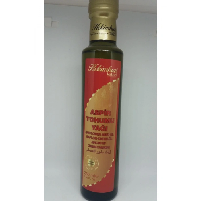 Aspir Tohumu Yağı Soğuk Pres %100 Doğal 250 ml