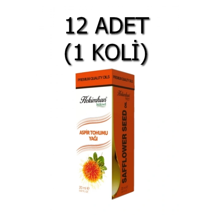 Aspir Tohumu Yağı 20 Ml 12 Adet (1 Koli)