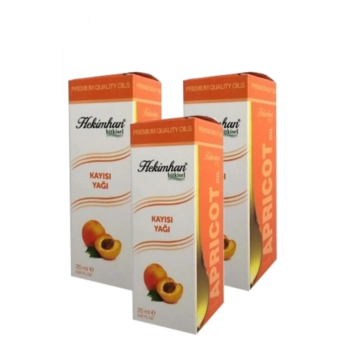 Kayısı Yağı 20 Ml 3 Adet