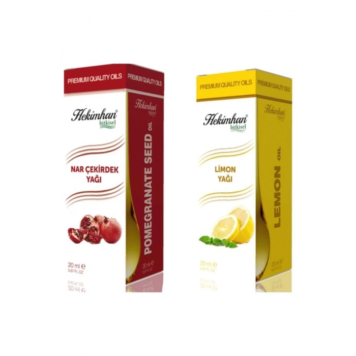 Nar Çekirdek Yağı 20 ml ve Limon Yağı 20 ml