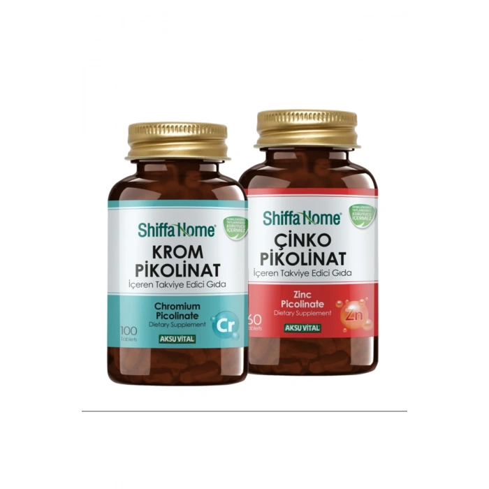 Krom Pikolinat Ve Çinko Pikolinat Set