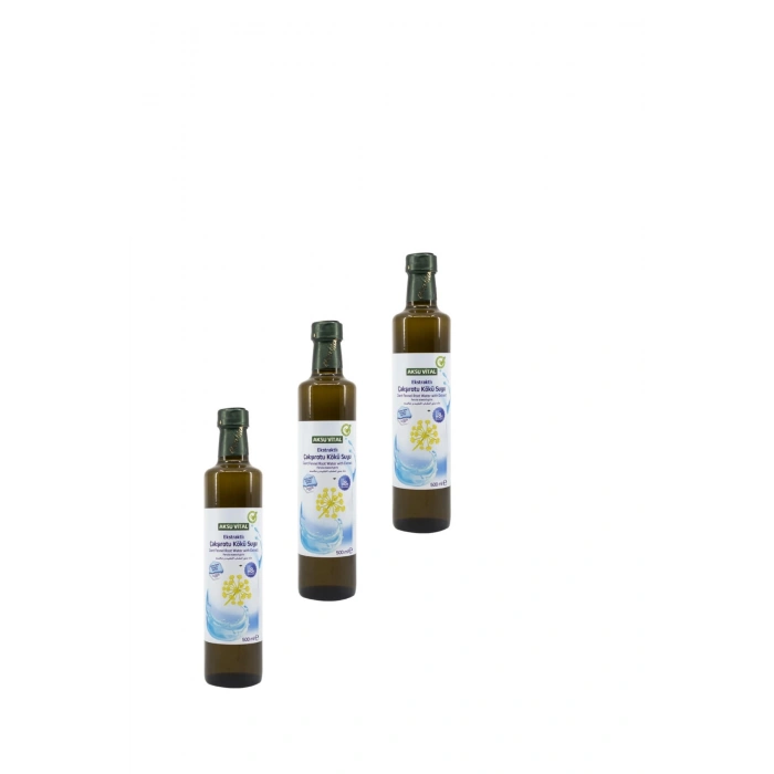 Ekstraktlı Çakşırotu Kökü Suyu Çakşır Otu 500 Ml X 3 Adet