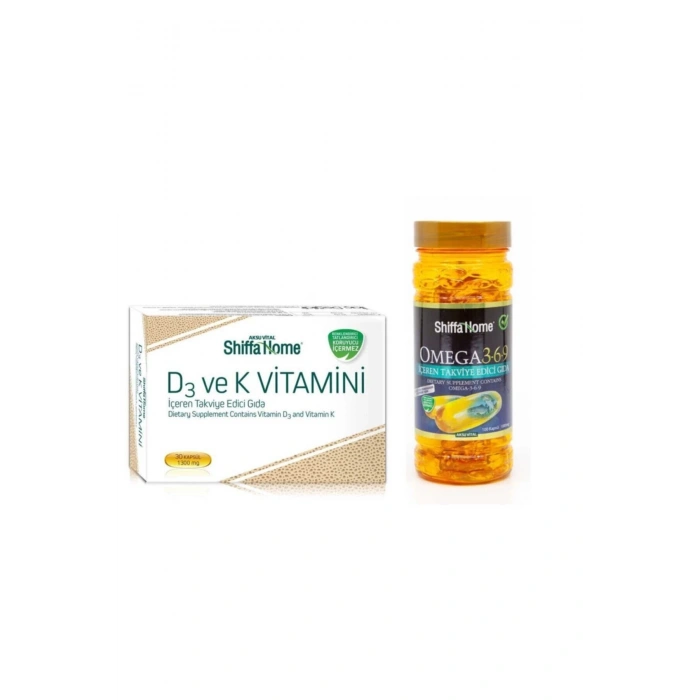 D3 Ve K Vitamini & Omega 3-6-9 1000 Mg 100 Kapsül