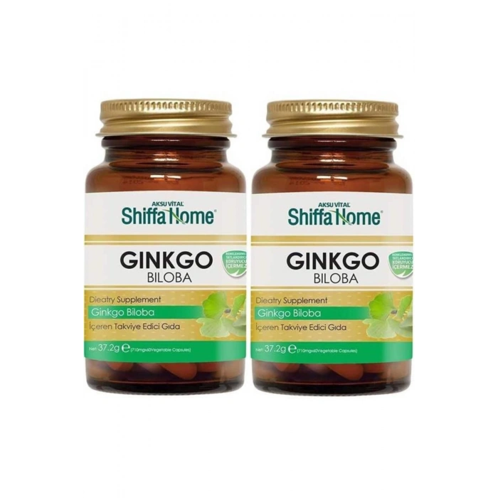 Ginkgo Biloba Kapsülü 2 Kutu Aksu Vital Ginko Biloba