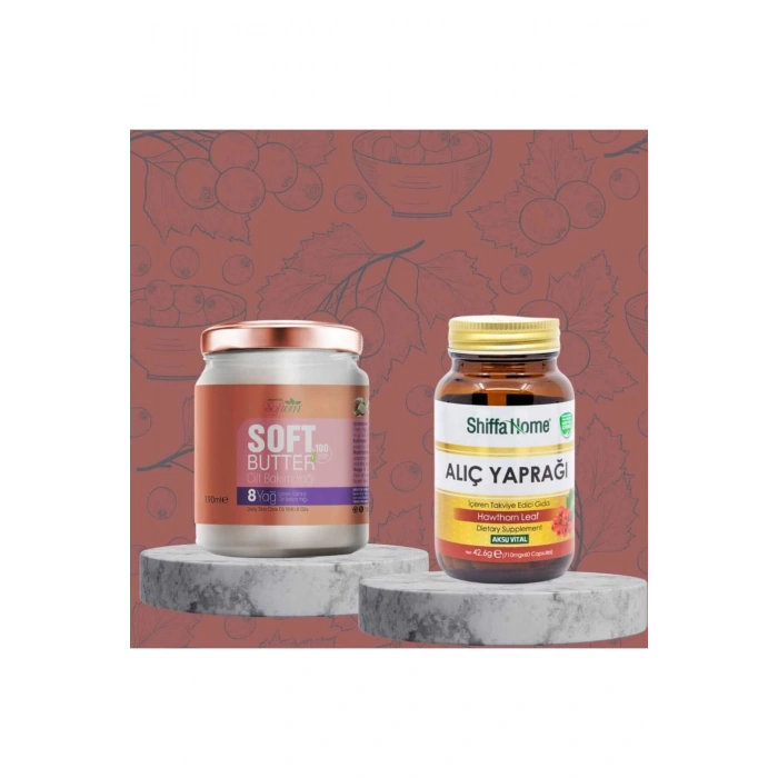 Soft Butter Cilt Bakım Yağı 190 ml + Alıç Yaprağı Kapsül 60 Kapsül