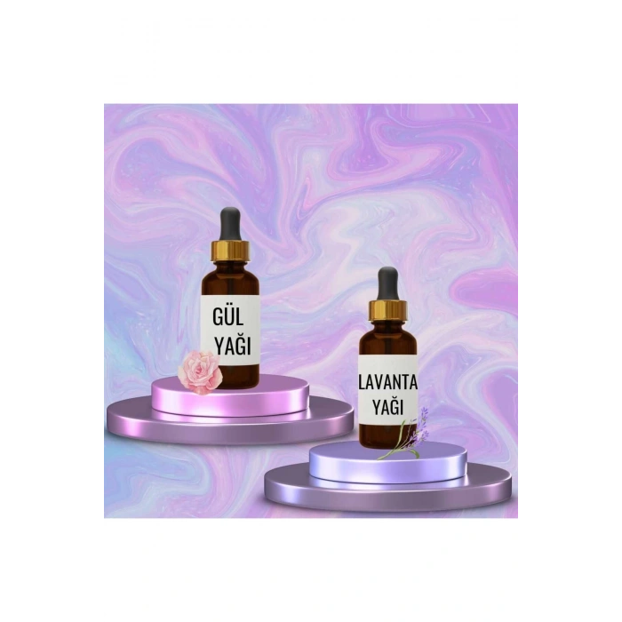 Gül Yağı 20 ml ve Lavanta Yağı 20 ml