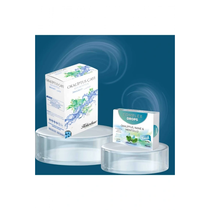 Okaliptus Küp Çay ve Okaliptus, Nane&Mentollü Pastil 24lü