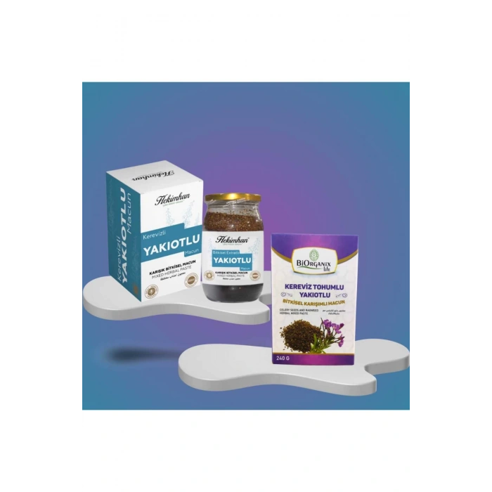 Kerevizli Yakıotlu Macun 420 gr + Kereviz Tohumlu Yakıotlu Macun 240 gr