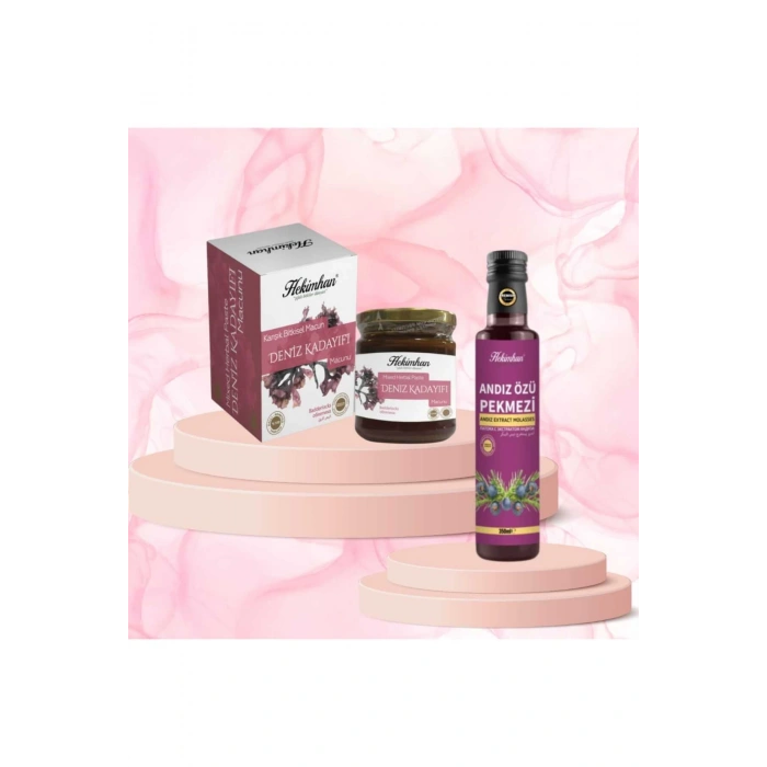 Deniz Kadayıfı Macunu 240 gr + Andız Özü Pekmezi 350 ml