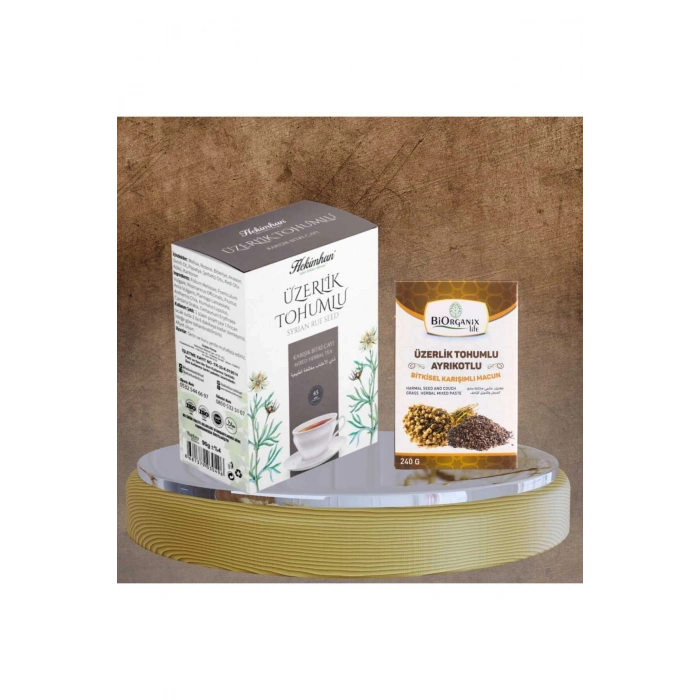 Üzerlik Tohumlu Çay + Üzerlik Tohumlu Ayrıkotlu Macun