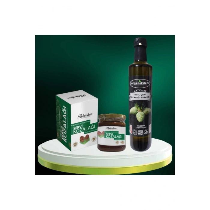 Servi Kozalağı Macunu ve Çam Kozalağı Sirkesi ( İçin )