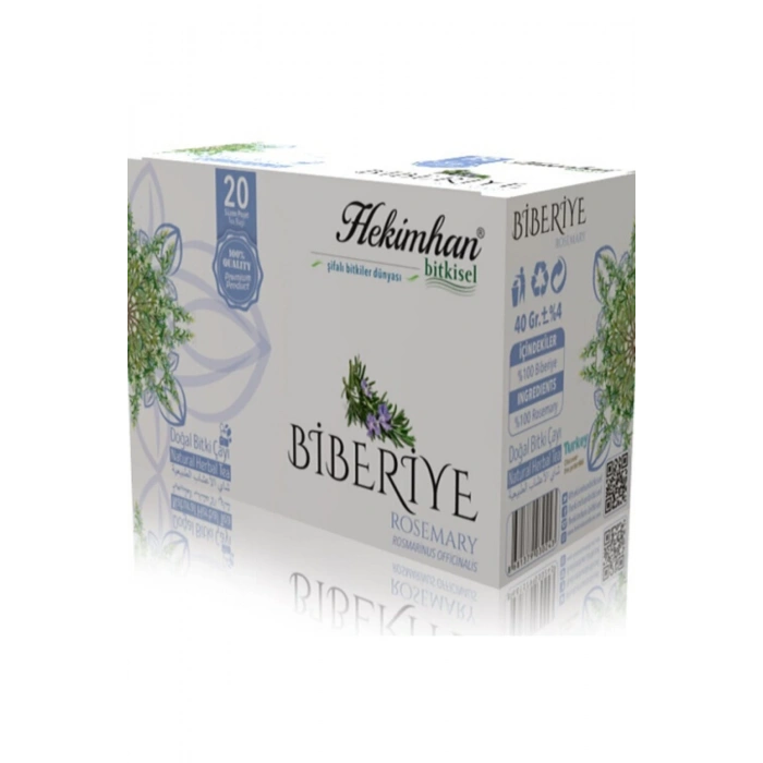 Bitkisel Biberiye Doğal Bitki Çayı 20 Süzen Poşet