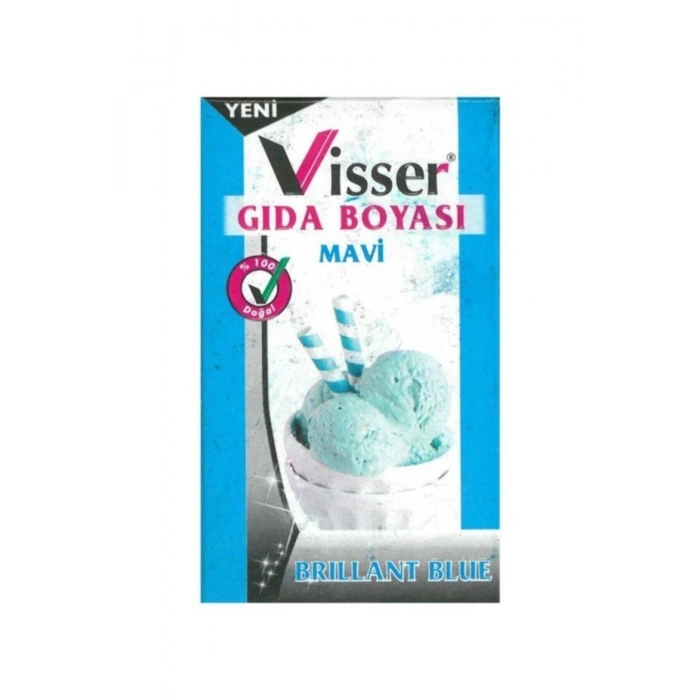 Visser Toz Gıda Boyası 9 gram Mavi