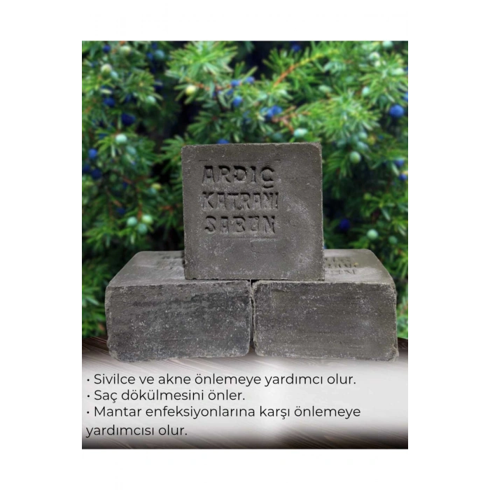 Ardıç Katranı Sabunu Doğal El Yapımı 3 adet