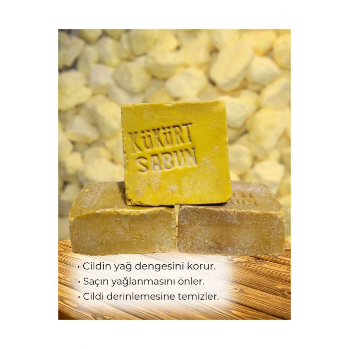 Kükürt Sabunu Cilt Temizliği 3 adet