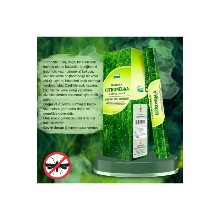 Citronella Sivrisinek Tütsüsü 20 Çubuk