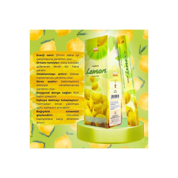 Limon Tütsüsü 20 Çubuk