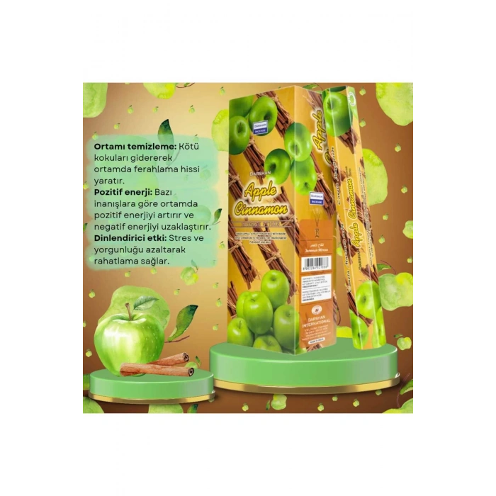 Elma ve Tarçın Kötü Koku Tütsüsü 20 Çubuk