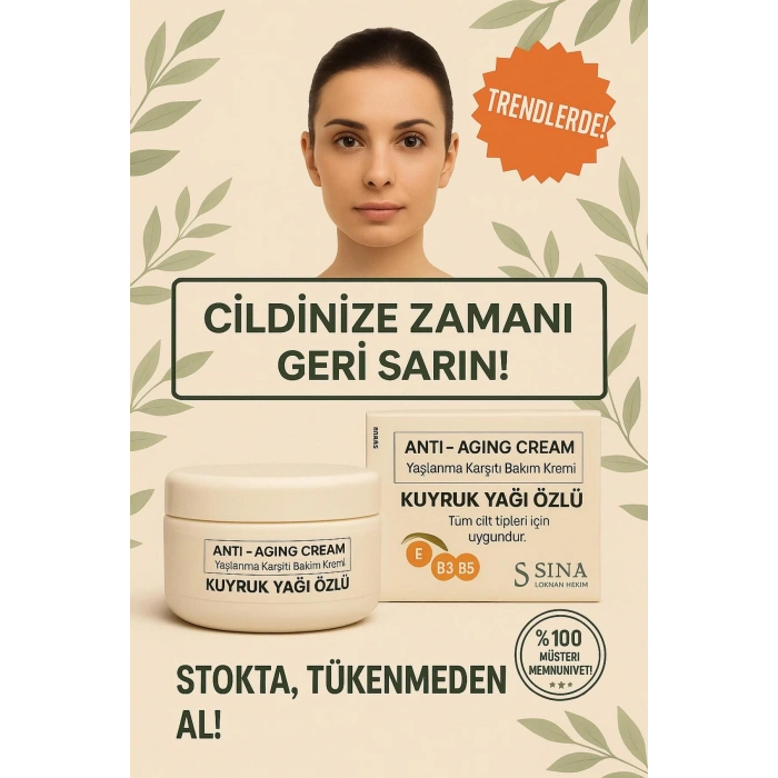Yaşlanma karşıtı kuyruk yağı kremi 100 ml