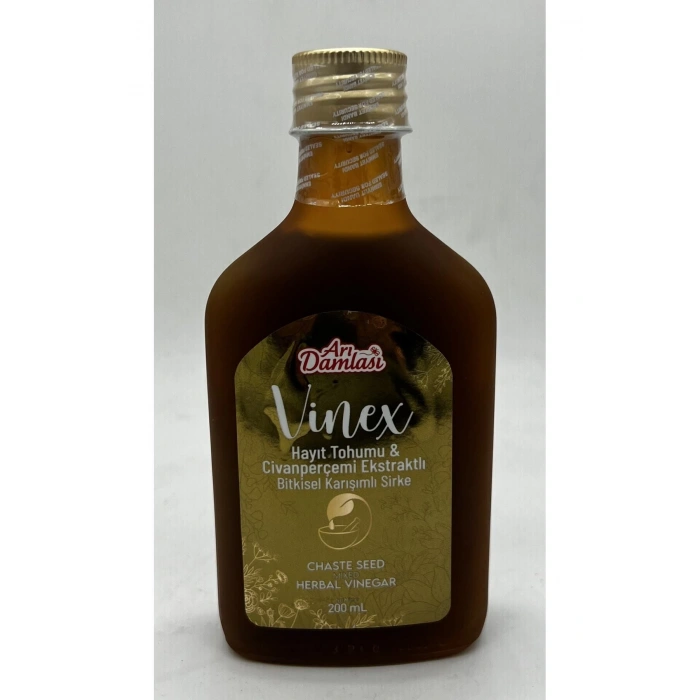 Hayıt Tohumu Civan Perçemi Ekstraktlı Bitkisel Sirke 200 ML