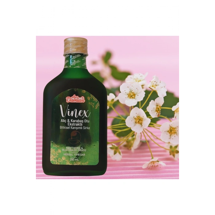 Alıç Karabaş Otu Ekstraktlı Bitkisel Karışımlı Sirke 200 ML