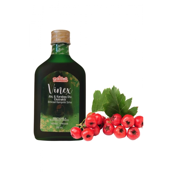 Alıç Karabaş Otu Ekstraktlı Bitkisel Karışımlı Sirke 200 ML