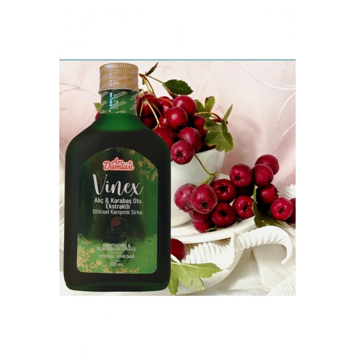 Alıç Karabaş Otu Ekstraktlı Bitkisel Karışımlı Sirke 200 ML