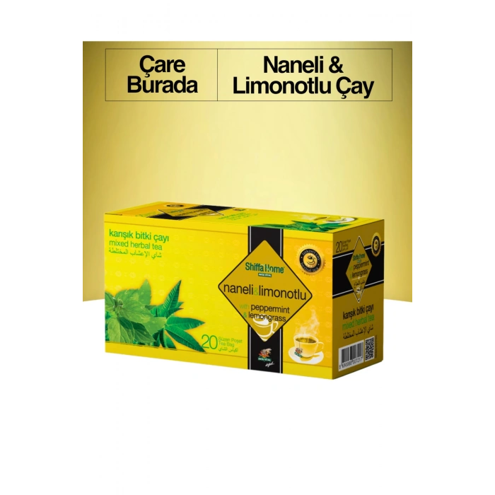 Naneli & Limonotlu Çay (20 Süzen Poşet)