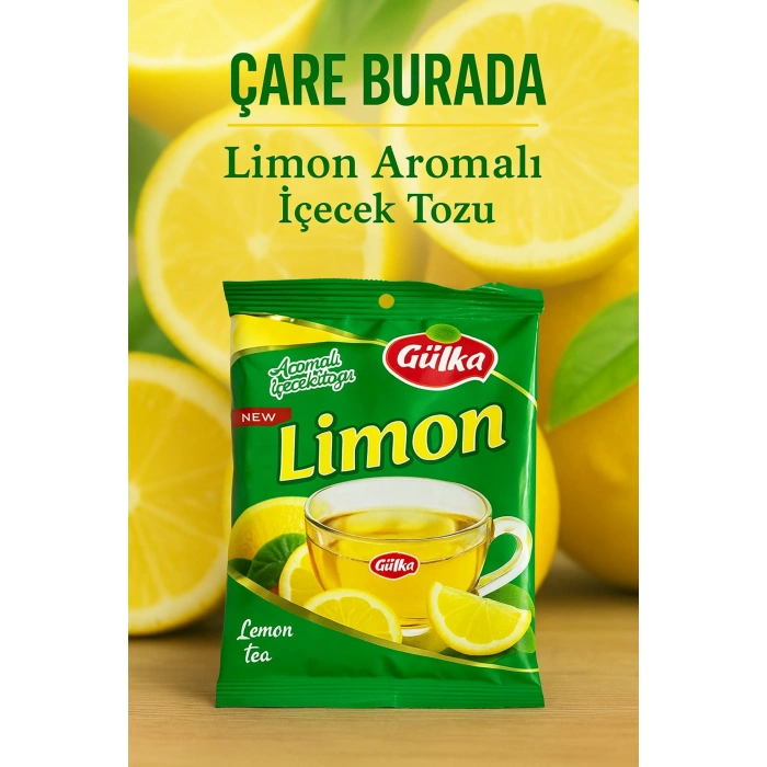 Limon Aromalı İçecek Tozu 250 Gr