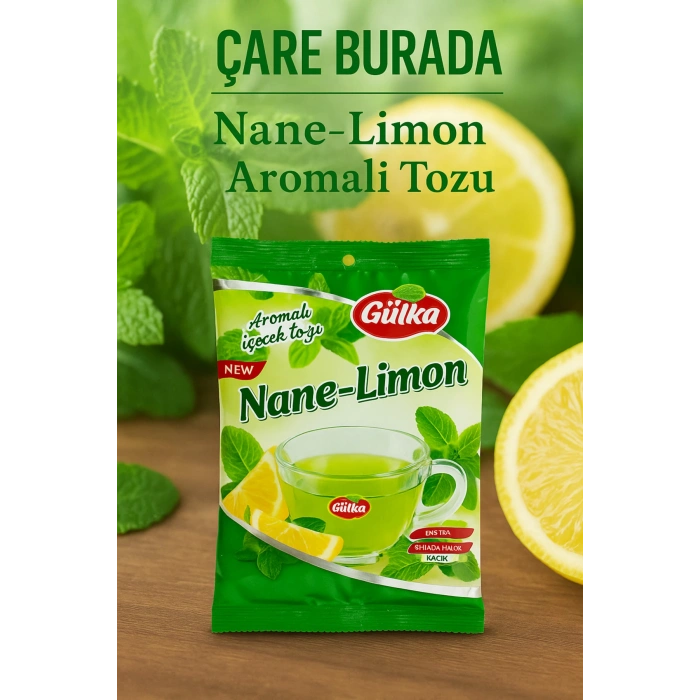 Nane - Limon Aromalı İçecek Tozu 250 Gr