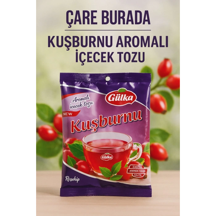 Kuşburnu Aromalı İçecek Tozu 250 Gr