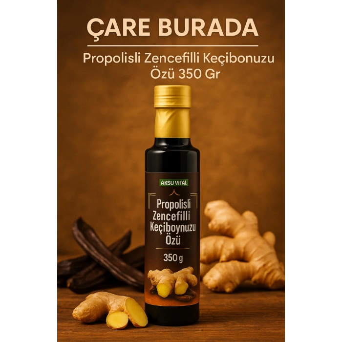 Propolisli Zencefilli Keçiboynuzu Özü 350 Gr