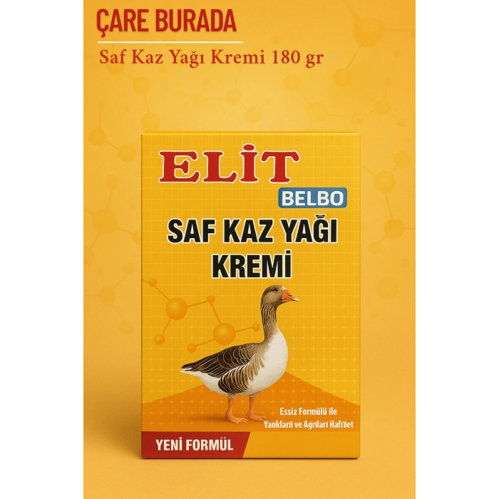 Elit Belbo - Saf Kaz Yağı Kremi 180 Ml