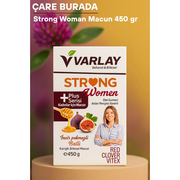 Varlay - Strong Woman Macun 450 gr (Ebe Gümeci & Aslan Pençesi İlaveli)