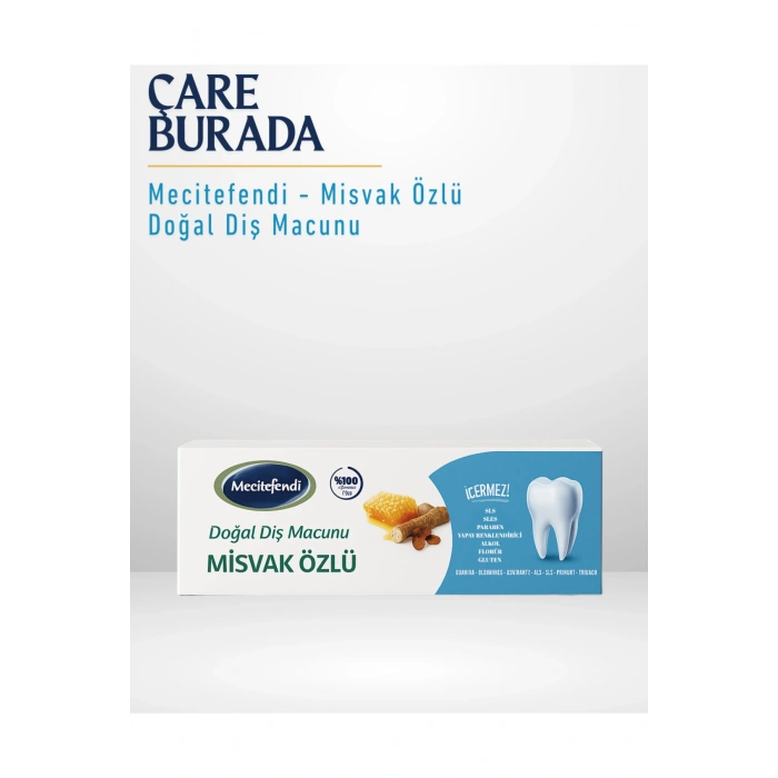 Mecitefendi - Misvak Özlü Doğal Diş Macunu
